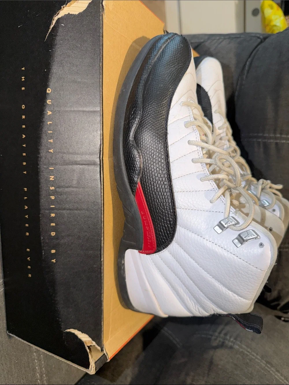 Jordan Air Jordan 12 Retro - White / Red / Black